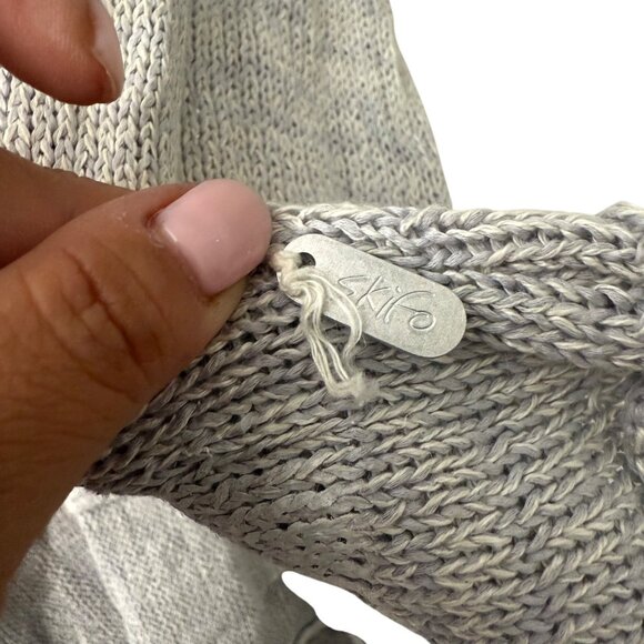 Skif Gray Happy Circle Artsy Lagenlook Hemp Handcrafted Tunic Pullover Womens OS - Picture 6 of 6